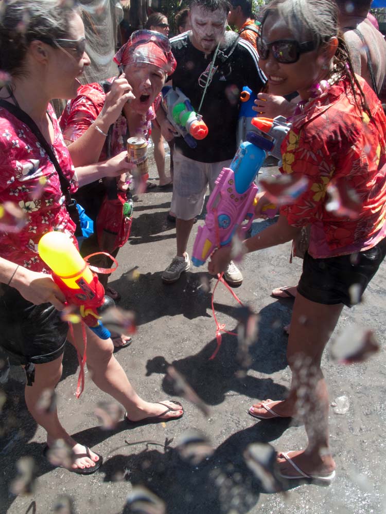 Having a posse is a good thing for Songkran