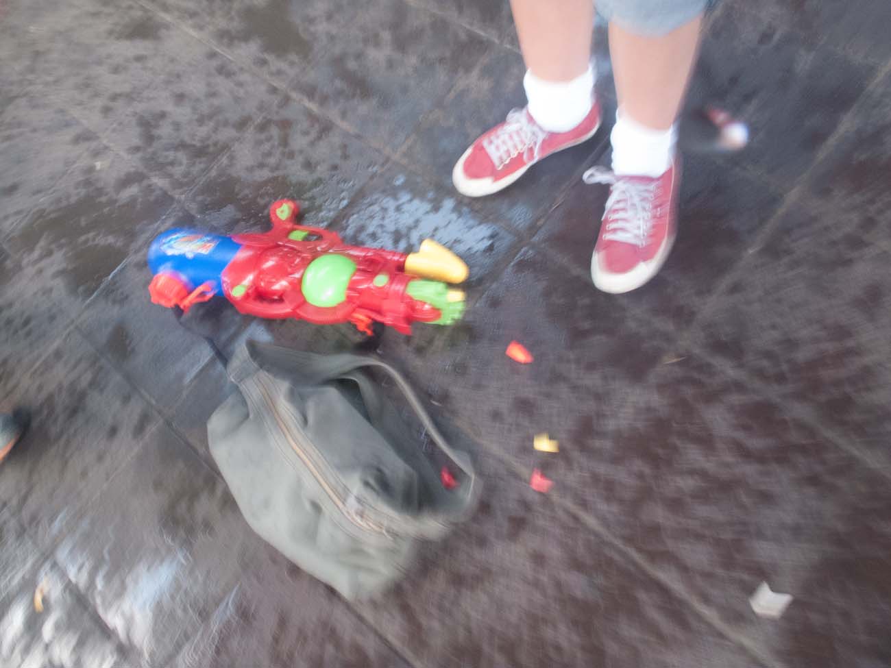 Don't worry about spilled water