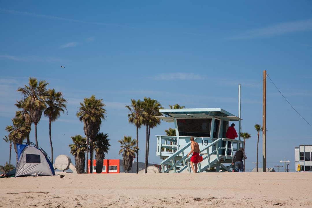 Lifeguard tower Venice Beach